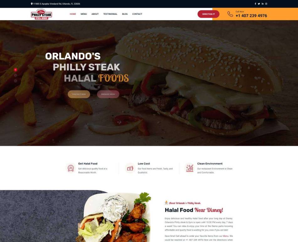 Orlando's Philly Steak