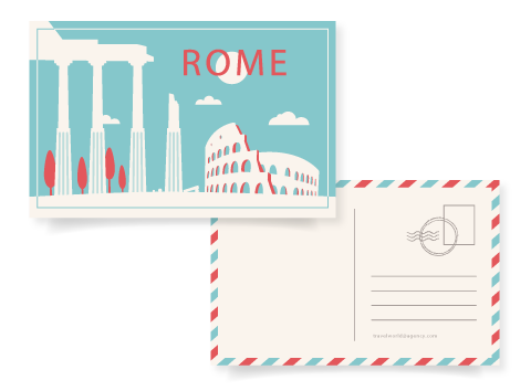 Postcard Design in USA